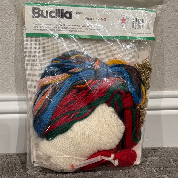 Bucilla Santa and Gifts Needlepoint Stocking Kit-60683